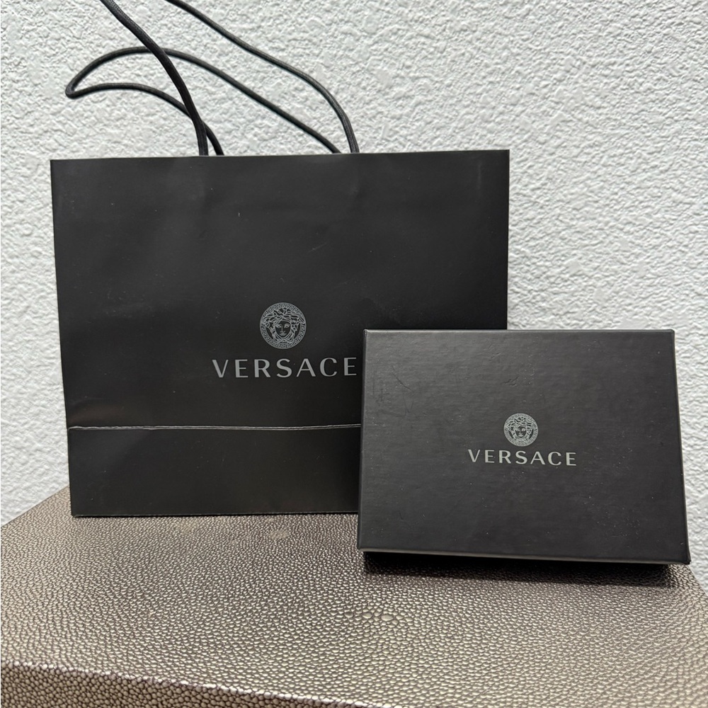 Versace Black Box with Silver Logo